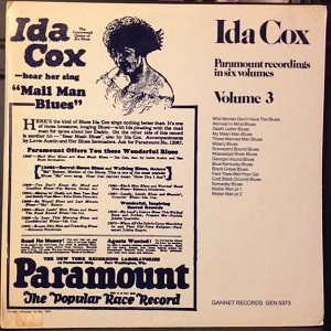 Cover Ida Cox - Mail Man Blues (LP, Comp, Mono) Schallplatten Ankauf