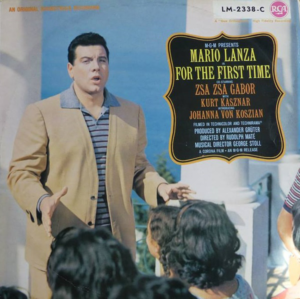 Cover Mario Lanza - For The First Time (Original Soundtrack) (LP, Mono) Schallplatten Ankauf