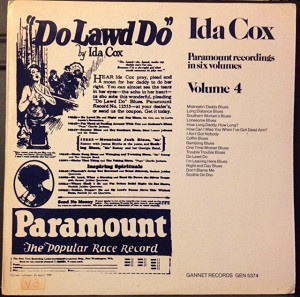 Cover Ida Cox - Do Lawd Do (LP, Comp, Mono) Schallplatten Ankauf