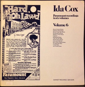 Cover Ida Cox - Hard, Oh Lawd (LP, Comp, Mono) Schallplatten Ankauf