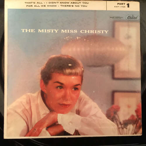 Cover June Christy - The Misty Miss Christy Part 1 (7, EP) Schallplatten Ankauf