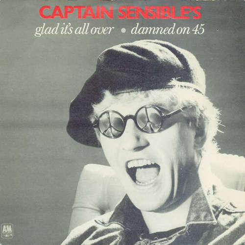 Cover Captain Sensible - Glad It's All Over / Damned On 45 (7, Single) Schallplatten Ankauf