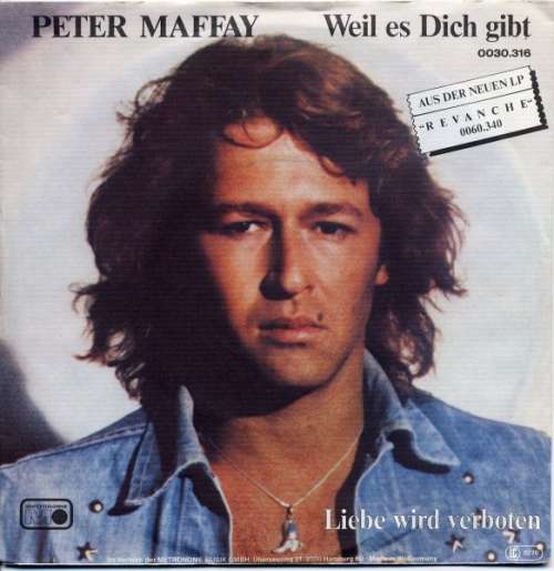 Cover Peter Maffay - Weil Es Dich Gibt (7, Single) Schallplatten Ankauf