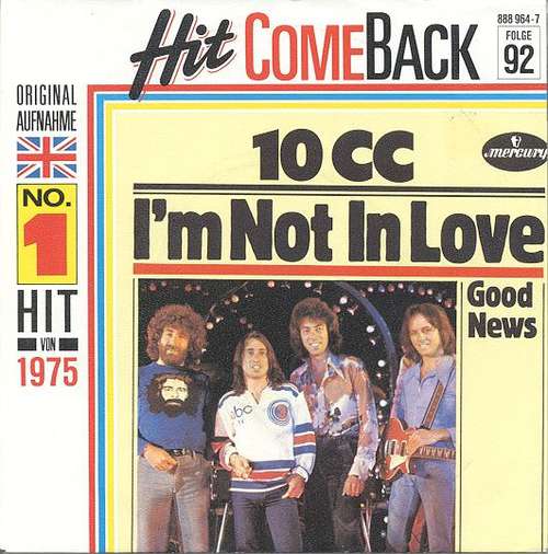 Cover 10cc - I'm Not In Love (7, Single, RE) Schallplatten Ankauf