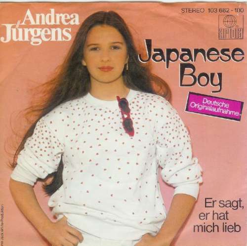 Cover Andrea Jürgens - Japanese Boy (7, Single) Schallplatten Ankauf