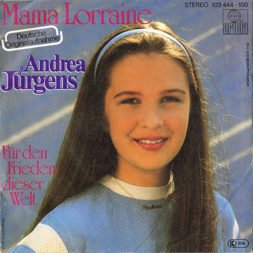 Cover Andrea Jürgens - Mama Lorraine (7, Single) Schallplatten Ankauf