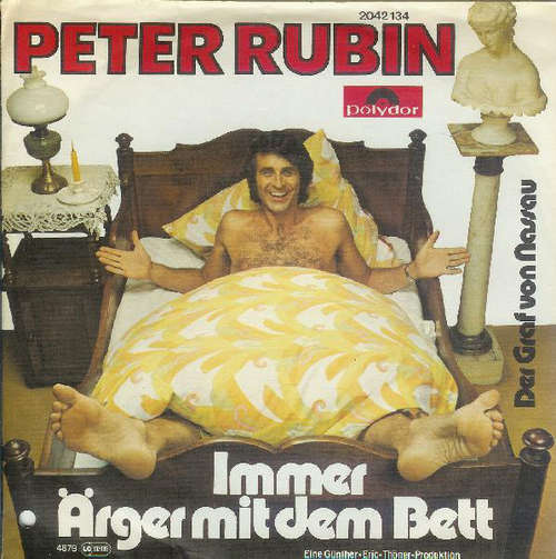 Cover Peter Rubin - Immer Ärger Mit Dem Bett (7, Single) Schallplatten Ankauf