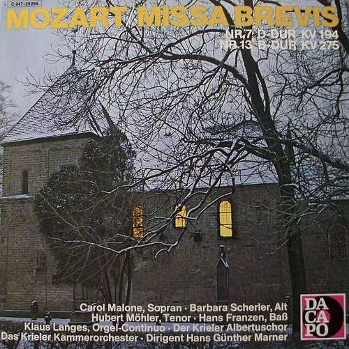 Cover Wolfgang Amadeus Mozart - Missa Brevis (LP) Schallplatten Ankauf