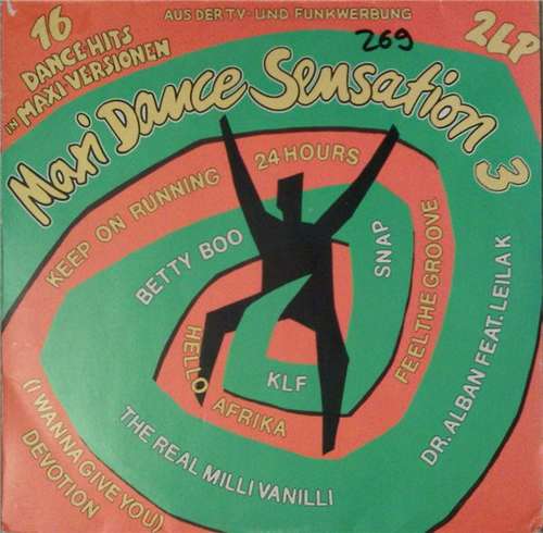 Cover Various - Maxi Dance Sensation 3 (2xLP, Comp) Schallplatten Ankauf