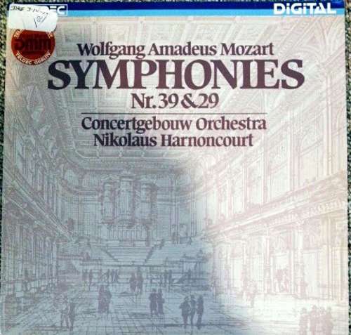 Cover Wolfgang Amadeus Mozart / Concertgebouw Orchestra*, Nikolaus Harnoncourt - Symphonies Nr. 39 & 29 (LP, Album) Schallplatten Ankauf