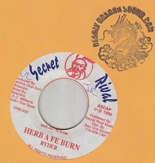 Cover Ryder (8) - Herb A Fe Burn (7, Single) Schallplatten Ankauf