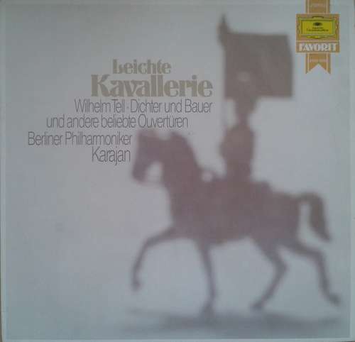 Cover Berliner Philharmoniker, Herbert von Karajan - Leichte Kavallerie - Beliebte Ouvertüren (LP, Album, RE) Schallplatten Ankauf