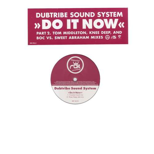 Cover Dubtribe Sound System - Do It Now (Part 2) (12) Schallplatten Ankauf