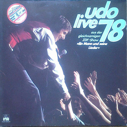 Cover Udo Jürgens - Udo Live 78 (LP, Album, Club) Schallplatten Ankauf