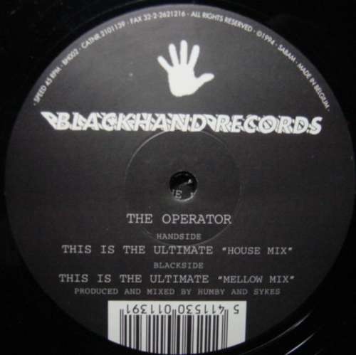 Cover The Operator (3) - This Is The Ultimate (12) Schallplatten Ankauf