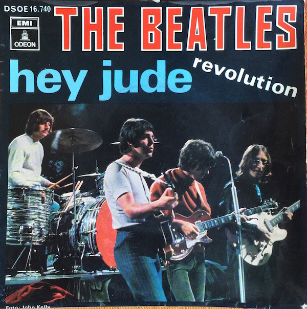 Cover The Beatles - Hey Jude / Revolution (7, Single, Mono, RE, Lig) Schallplatten Ankauf