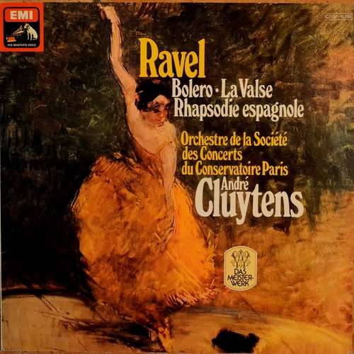 Cover Ravel*, Société Des Concerts Du Conservatoire* - André Cluytens - Boléro • Rapsodie Espagnole • La Valse (LP) Schallplatten Ankauf