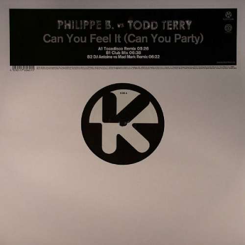 Cover Philippe B. vs Todd Terry - Can You Feel It (Can You Party) (12) Schallplatten Ankauf