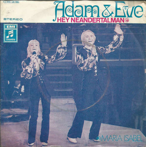 Cover Adam & Eve (6) - Hey Neandertalman (7, Single) Schallplatten Ankauf