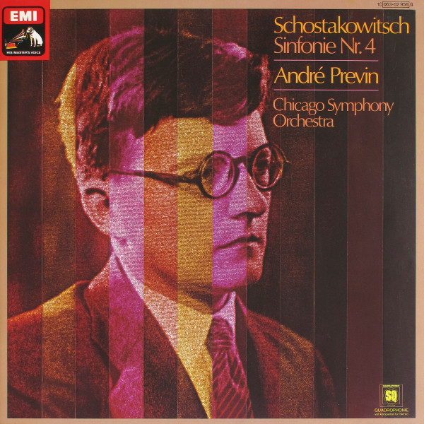 Cover Schostakowitsch*, André Previn, Chicago Symphony Orchestra* - Sinfonie Nr. 4 (LP, Quad) Schallplatten Ankauf