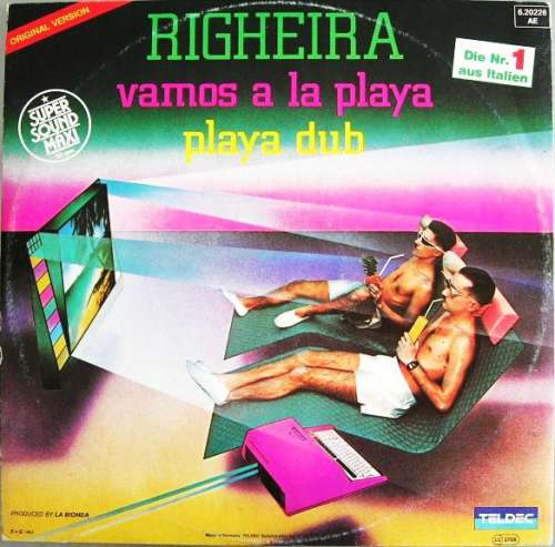Cover Righeira - Vamos A La Playa (12, Maxi) Schallplatten Ankauf