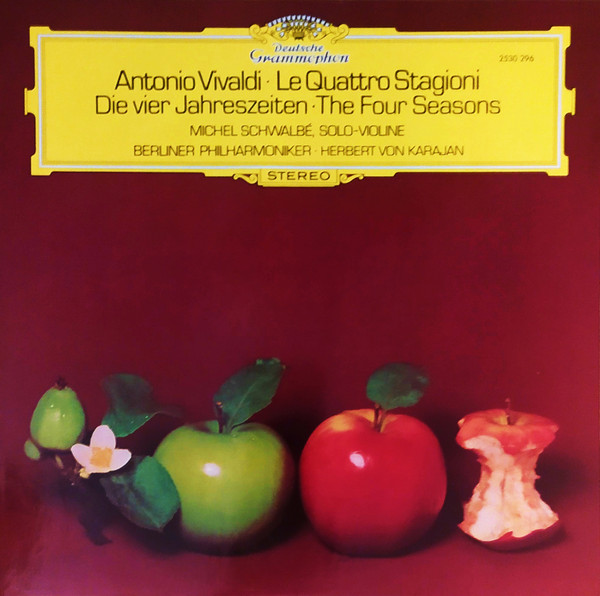 Cover Antonio Vivaldi / Michel Schwalbé • Berliner Philharmoniker • Herbert von Karajan - Le Quattro Stagioni (LP) Schallplatten Ankauf