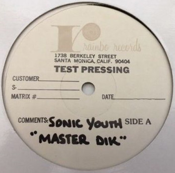 Cover Sonic Youth - Master=Dik / Beat On The Brat (12, EP, TP) Schallplatten Ankauf