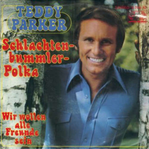 Bild Teddy Parker - Schlachtenbummler-Polka (7, Single) Schallplatten Ankauf