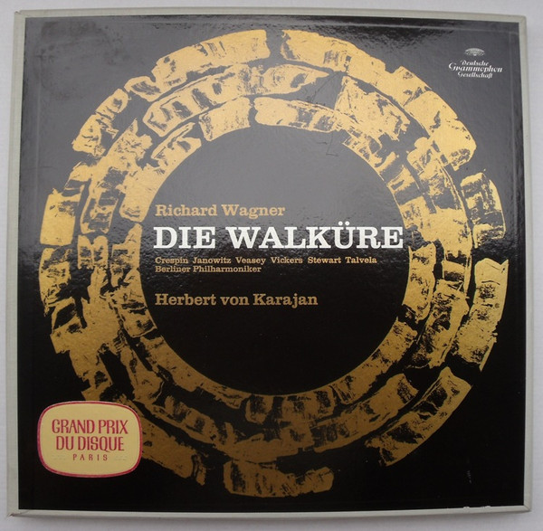 Cover Richard Wagner - Berliner Philharmoniker, Herbert Von Karajan - Die Walküre (5xLP, Album + Box) Schallplatten Ankauf