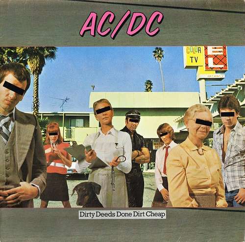 Cover AC/DC - Dirty Deeds Done Dirt Cheap (LP, Album, RP) Schallplatten Ankauf