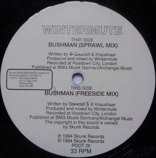Cover Wintermute - Bushman (12) Schallplatten Ankauf