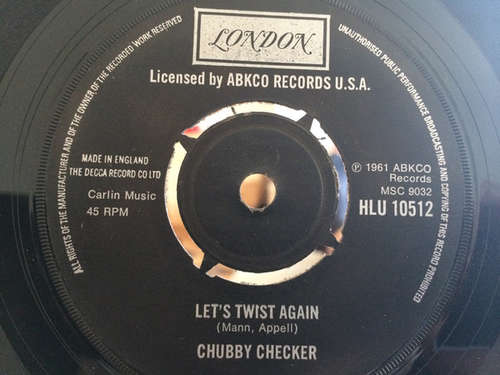 Cover Chubby Checker - Let's Twist Again  (7, Single, RE, kno) Schallplatten Ankauf