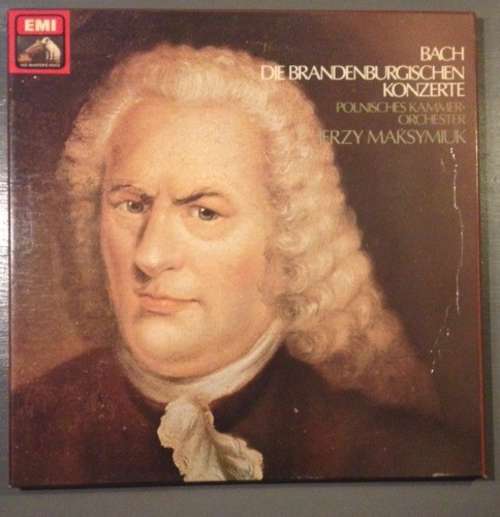Cover Johann Sebastian Bach, Jerzy Maksymiuk, Polnisches Kammerorchester* - Die Brandenburgischen Konzerte (2xLP + Box) Schallplatten Ankauf
