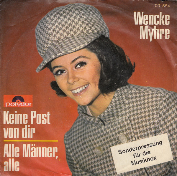 Cover Wencke Myhre - Keine Post Von Dir / Alle Männer, Alle (7, Single, Mono, S/Edition) Schallplatten Ankauf