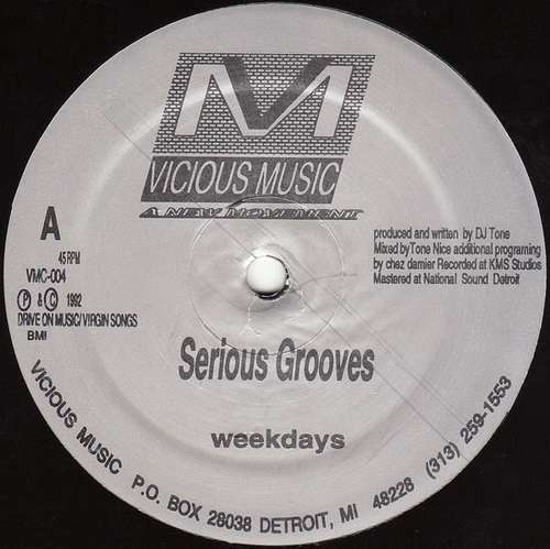 Cover DJ Tone / Santonio Echols - Serious Grooves (12) Schallplatten Ankauf