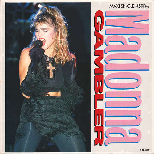 Cover Madonna - Gambler (12, Maxi) Schallplatten Ankauf