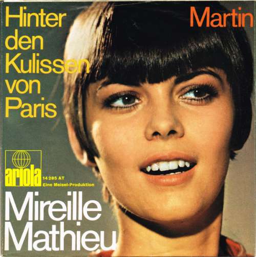 Cover Mireille Mathieu - Hinter Den Kulissen Von Paris / Martin (7, Single) Schallplatten Ankauf