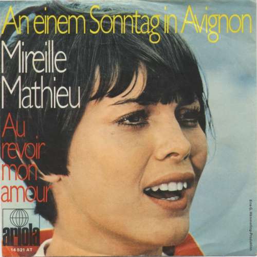 Cover Mireille Mathieu - An Einem Sonntag In Avignon (7, Single) Schallplatten Ankauf