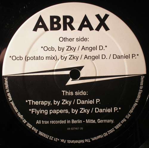 Cover Abrax - Therapy (12) Schallplatten Ankauf