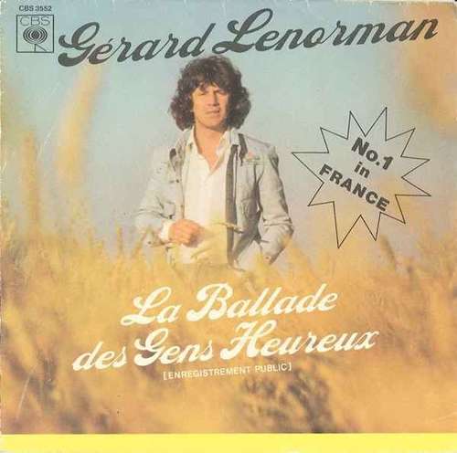 Cover Gérard Lenorman - La Ballade Des Gens Heureux (7, Single) Schallplatten Ankauf