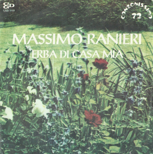 Cover Massimo Ranieri - Erba Di Casa Mia (7, Single) Schallplatten Ankauf