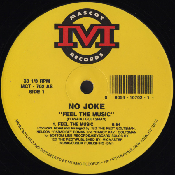 Cover No Joke - Feel The Music / Midnight Moon (12) Schallplatten Ankauf