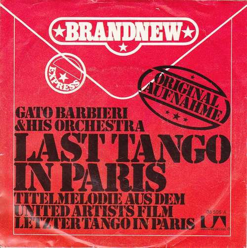 Cover Gato Barbieri And His Orchestra - Last Tango In Paris / Return Tango (La Vuelta) (7, Single) Schallplatten Ankauf