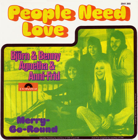 Cover Björn & Benny, Agnetha & Anni-Frid - People Need Love (7, Single) Schallplatten Ankauf