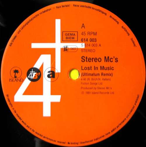 Cover Stereo MC's - Lost In Music (12) Schallplatten Ankauf