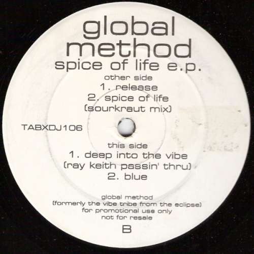 Cover Global Method - Spice Of Life E.P. (12, EP, Promo) Schallplatten Ankauf