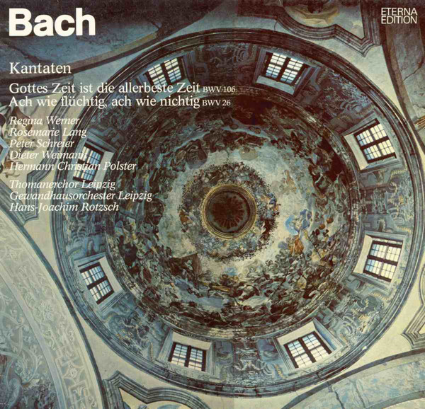 Cover Bach* - Kantaten / Gottes Zeit Ist Die Allerbeste Zeit BWV 106 / Ach Wie Flüchtig, Ach Wie Nichtig BWV 26 (LP) Schallplatten Ankauf