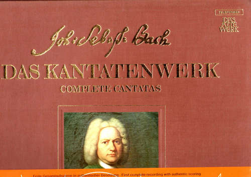 Cover Bach* - Kantatenwerk · Complete Cantatas | BWV 12-16 | 4 (2xLP + Box) Schallplatten Ankauf