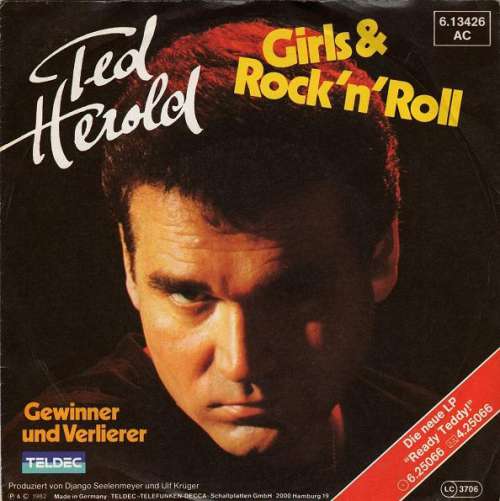 Cover Ted Herold - Girls & Rock 'N' Roll (7, Single, Promo) Schallplatten Ankauf