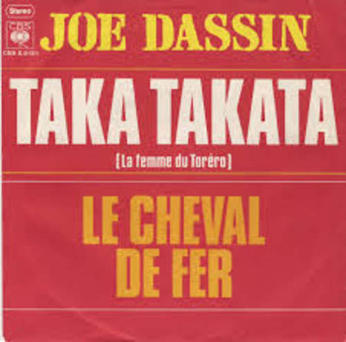 Cover Joe Dassin - Taka Takata (La Femme Du Toréro) / Le Cheval De Fer (7, Single) Schallplatten Ankauf